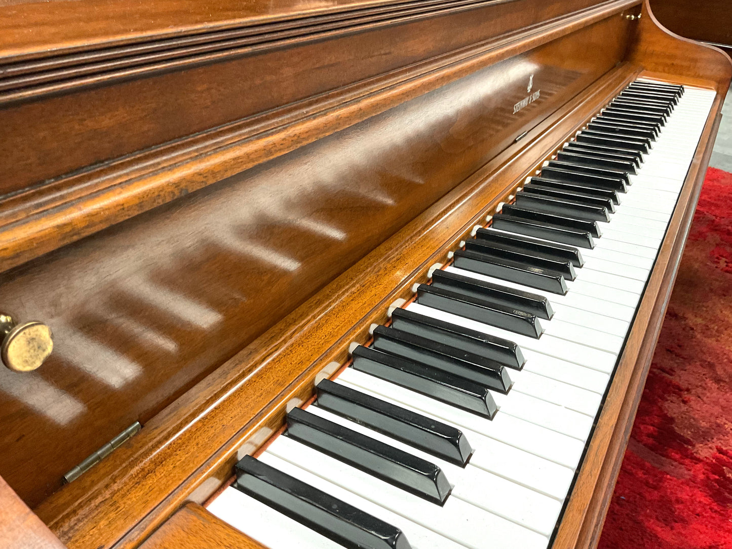 Pre-Owned Vertical Steinway Console Hepplewhite