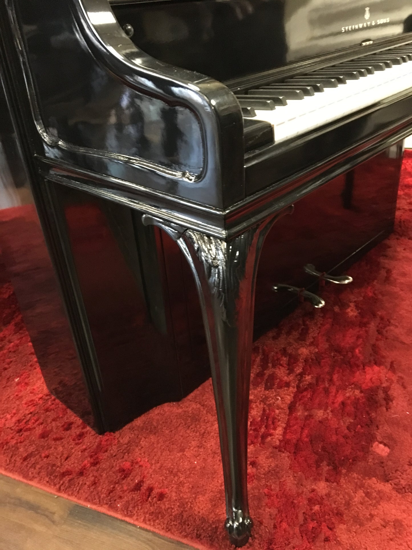 Pre-Owned Vertical Steinway & Sons Louis XIV
