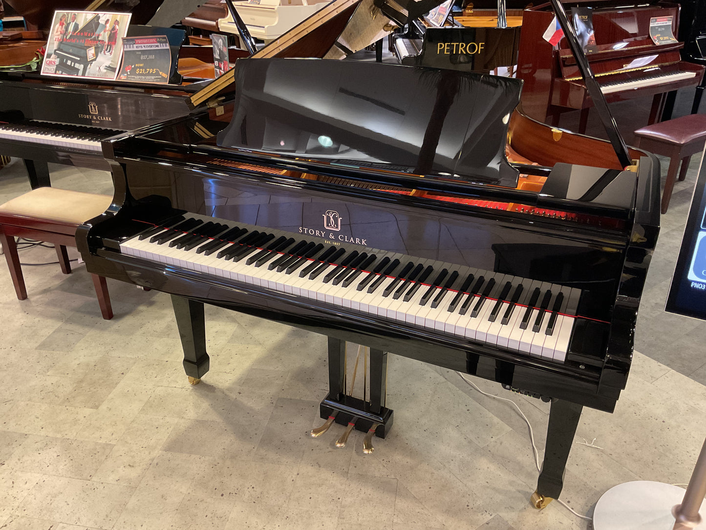 New Story & Clark Grand Piano HS-60 (5'3")