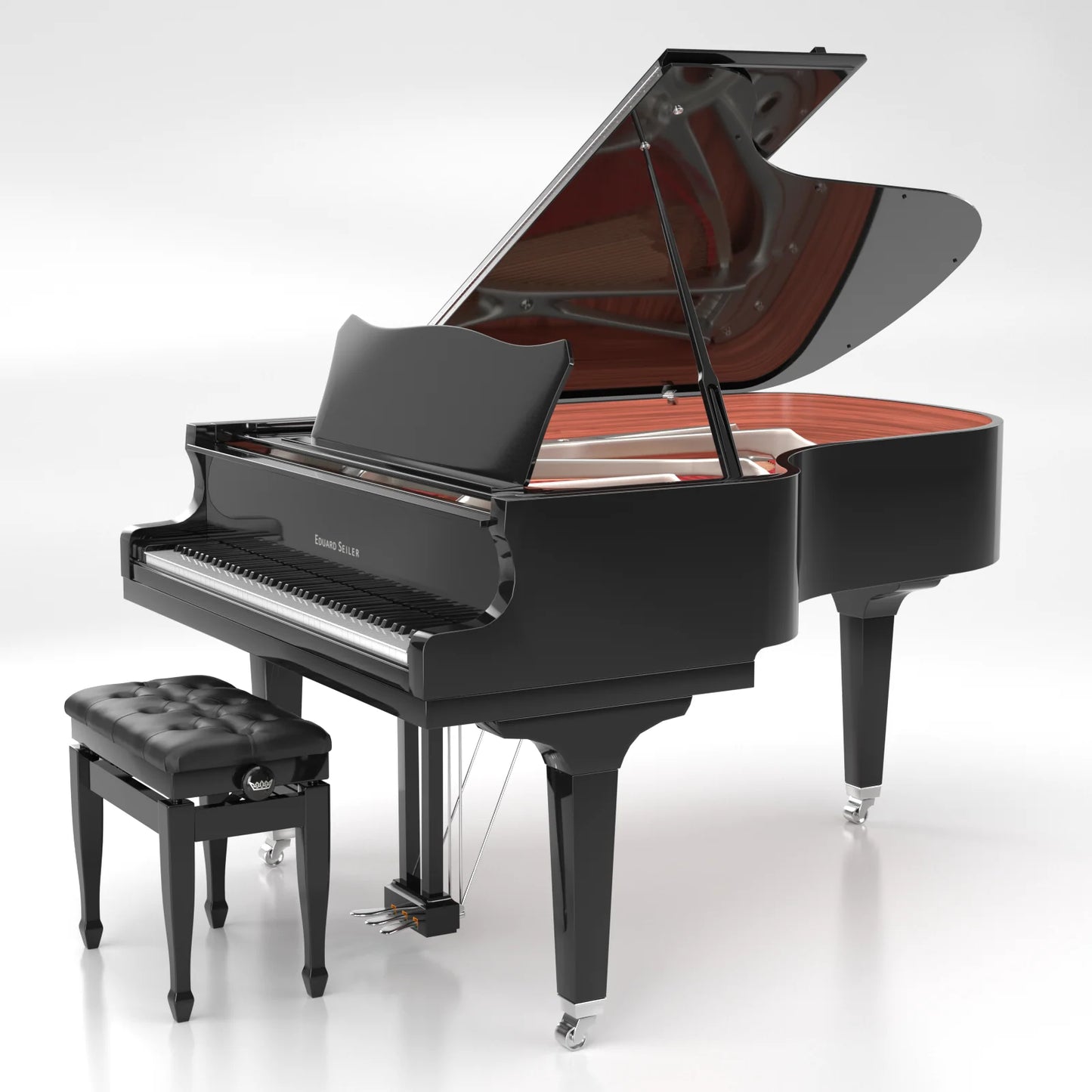 New Eduard Seiler Grand Pianos ED-186 (6'2")